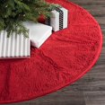 thumbnail image 5 of Vickerman QTX17631 60 in. Christmas Eve Red Tree Skirt, 5 of 5