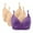 Purple, variant on Fatuov Women's Comfort Bras Plus Size Seamless Breathable All Day Bras for Casual Full Coverage Push Up T-Shirt Bras No Underwire, 3-Pack, Black, 40B
