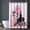 Girl-2, variant on High Fashion Shower Curtain, Pink & Black Luxury Shower Curtain, Waterproof Polyester Fabric Shower Curtains Bathroom Decor with 12 Hooks 72 x 72 Inches
