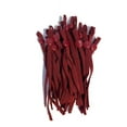 thumbnail image 2 of Lelaffet 100 Pack Elastic Band for Masks 1/4 Inch Adjustable Straps with Stoppers Buckle Silicone Cord Lock Burgundy, 2 of 2