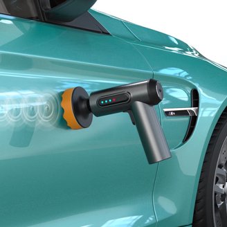 Car Polisher Buffer With 2pcs 12V Rechargeable Batteries Automotive Bu
