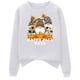 thumbnail image 4 of ICHUANYI Clearance Thanksgiving Fashion Women's Casual Long Sleeve Printed Ladies Sweatshirts Tops(White, L) ICHUANYI WER2023081501159, 4 of 5