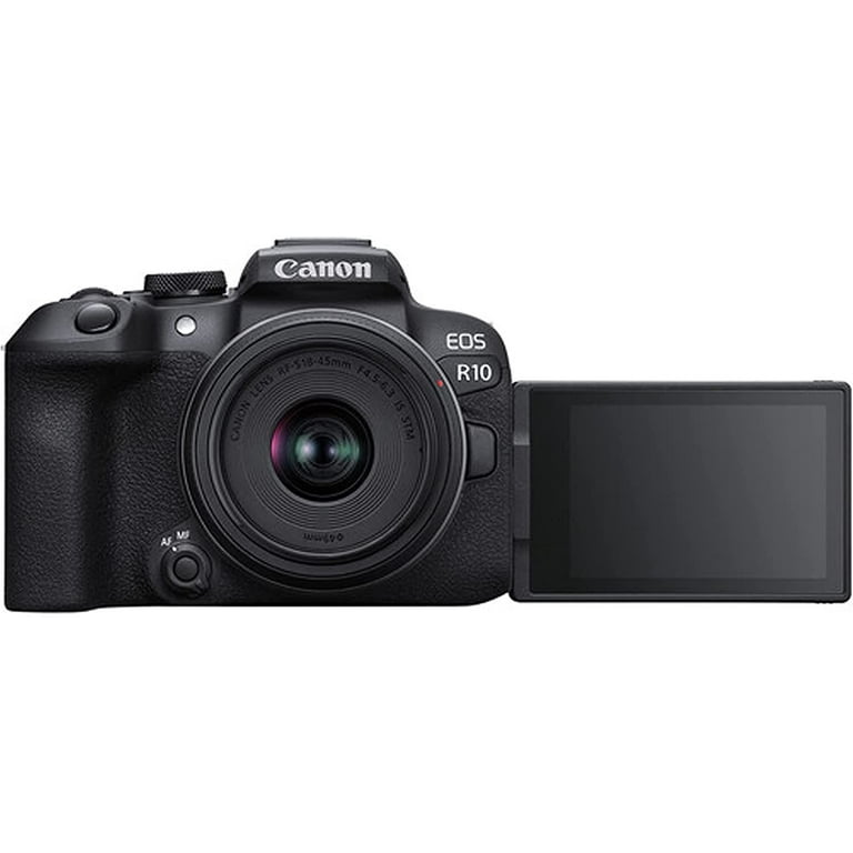 Canon EOS R10 ブラック Canon EOS R10 Mirrorless Camera with 18-45mm Lens in Black