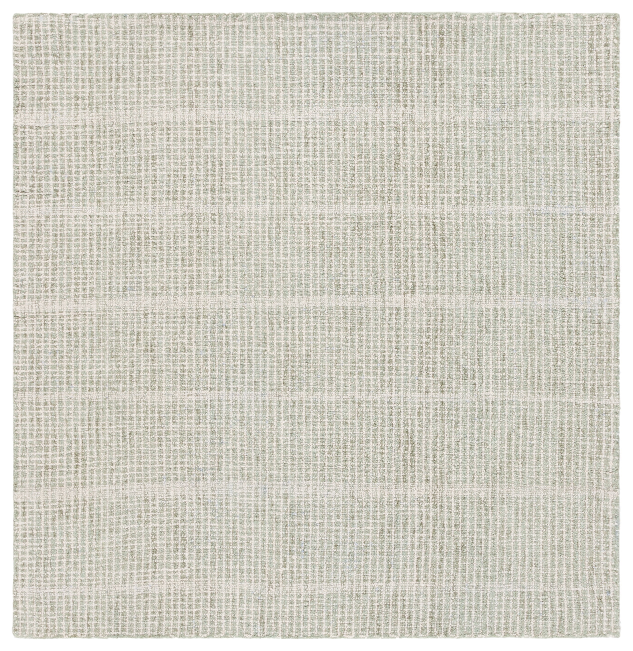 SAFAVIEH Abstract Becky Trellis Area Rug, Sage/Ivory, 6' x 6' Square