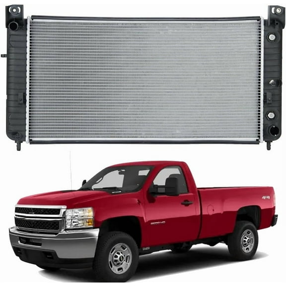 2423 Radiator Compatible with Chevy Silverado 1500 2500 3500 Tahoe Suburban 1500 2500 Cheyenne/GMC Sierra 1500 2500 3500 Yukon XL 1500 2500/Cadillac Escalade; 4.8L 5.3L 6.0L 6.2L