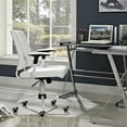 thumbnail image 5 of Modway Lattice Vinyl Office Chair in White, 5 of 10