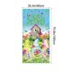 thumbnail image 3 of Cortina de Puerta de Pascua de 35 X 72 Pulgadas, Decoración de Puerta y Pared para Pascua, Festival, Fiesta, 3 of 6