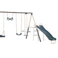 thumbnail image 3 of XDP Recreation Deerfield Playground Swing Set, Super Disc, Slide, Glider, See-Saw, & Swing, 3 of 8
