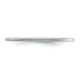 thumbnail image 3 of Diamond2Deal 14k Blanc Gold 1.2mm Demi-Rond Satin Femme Empilable Taille de Bande 4.5, 3 of 3