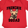 thumbnail image 4 of Inktastic Cute French Bulldog  Frenchie Squad Boys or Girls Long Sleeve Baby Bodysuit, 4 of 5