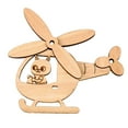 thumbnail image 2 of Montessori Wood Busy Board Accessory for Learning Activities Unpainted Durable Portable Smooth And Sturdy Birthday Gift Development Toy Helicopter, 2 of 8