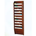thumbnail image 2 of Wooden Mallet 10 Pocket Chart Holder in Mahogany, 2 of 3