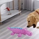 thumbnail image 5 of Juguetes chirriantes para perros para masticadores agresivos, juguete de cocodrilo cálido, juguete masticable para perros, divertido juego interactivo de búsqueda, chirriador para la Violeta, 5 of 9