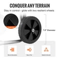 thumbnail image 5 of VEVOR Hose Reel Cart, Hold up to 200 ft of 5/8 in Hose (Hose Not Included), Garden Water Hose Carts Mobile Tools with Wheels, 5 of 9