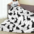 thumbnail image 6 of Sikiie Black Rabbit Ultra-Soft Micro flannel Blanket Luxury All Seasons Warm Blanket for Bedding Sofa and Travel (4 sizes)-80"x60", 6 of 7