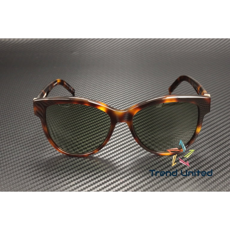 SAINT LAURENT SL M107 003 Cat Eye Acetate Havana Green 55 mm  display picture 1