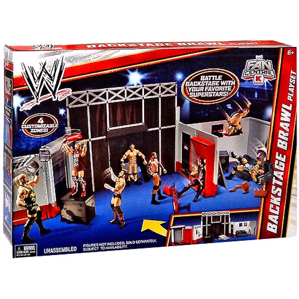 Wwe Wrestling Backstage Brawl Superstar Ring Walmart Com