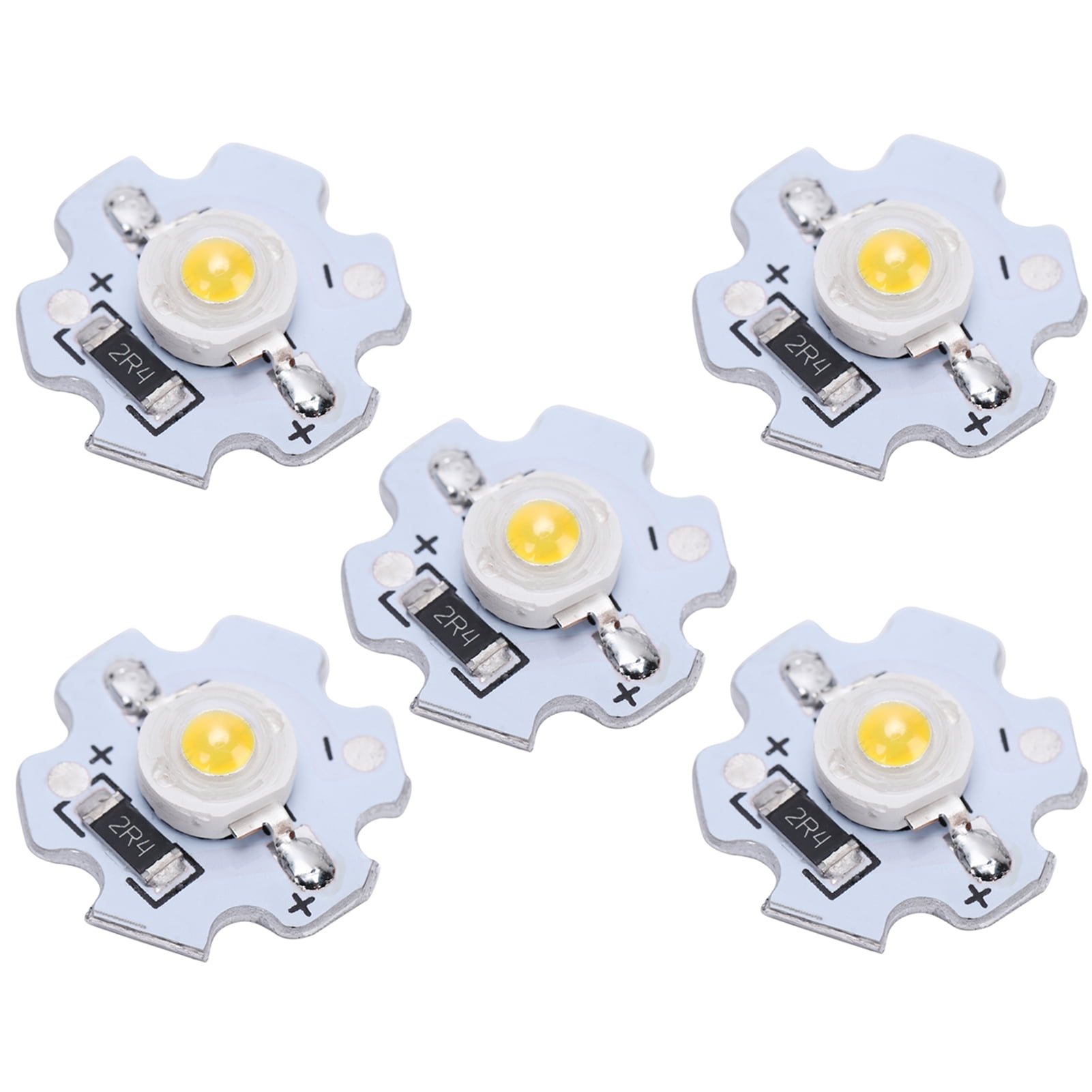 LED Lamp Beads, 25Pcs 5V LED Chips 200LM 3W High Power LED Lamp Beads For DIY Lighting Fixtures For Traffic, Landscape, Advertising Lighting