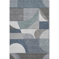 thumbnail image 2 of Addison Rugs Mayfield Premium Machine Washable Transitional Mid Century Gray Rectangle Rug, 9' X 12' Machine Washable Transitional Mid Century Gray Oversized Sherpa Throw Blanket, 2 of 7