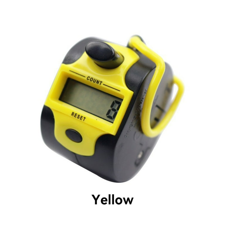 Yellow Hand Tally Counter