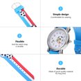 thumbnail image 4 of 1pc Student Time Clock Wristwatch Children's Football Pattern Quartz Watch, 4 of 7