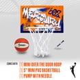 thumbnail image 2 of Franklin Sports WNBA Phoenix Mercury Over the Door Basketball Hoop - Kids Indoor Basketball Hoop with Mini Ball - WNBA Fan Shop Mini Hoop for Bedroom + Office, 2 of 16