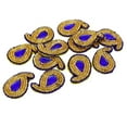thumbnail image 1 of Paisley Appliques Decorative Beaded Applique Small Sewing Crafting By 1 Dozen, 1 of 3