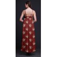 thumbnail image 3 of Bimba Rayon Floral Womenâ€™s Adjustable Spaghetti Strap Long Maxi Print Dress Bohemian-XXX-Large, 3 of 4