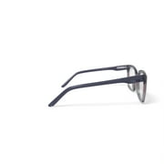 Walmart Womens MC014 Nyobi Square Prescription Eyeglasses with Case, Gray Pink