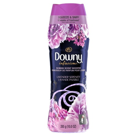 Downy Infusions In-Wash Scent Booster Beads, Lavender Serenity, 21 Loads 10 oz