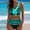 Blue, variant on Women's Solid Color Bikini Jumpsuit Set for Spring and Summer