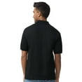 thumbnail image 4 of Gildan DryBlend Jersey Polo for Men, Casual Short Sleeve Shirt, Moisture-Wicking, Black, S, 4 of 7
