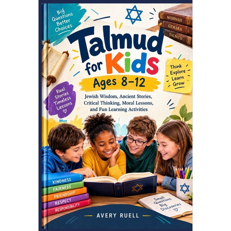 Talmud for Kids Ages 8-12: Jewish Wisdom & Moral Lessons photo 1