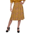 thumbnail image 1 of Moomaya Jupe Imprimée pour Femmes Poly Spandex Tenue Décontractée Été Jupe pour Filles, 1 of 5