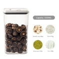 thumbnail image 4 of Airtight Food Storage Container | 1-Piece Clear Plastic Cereal Bin with Easy-Lock Lid | Kitchen Pantry Organization for Flour, Rice & Snacks | 3200ml, 2400ml, 1400ml, 800ml Sizes, 4 of 8