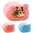 thumbnail image 2 of Hamster Cave Winter Warm Cute Bear Design Hamster Bed Small Animal Cage Bed, 2 of 6