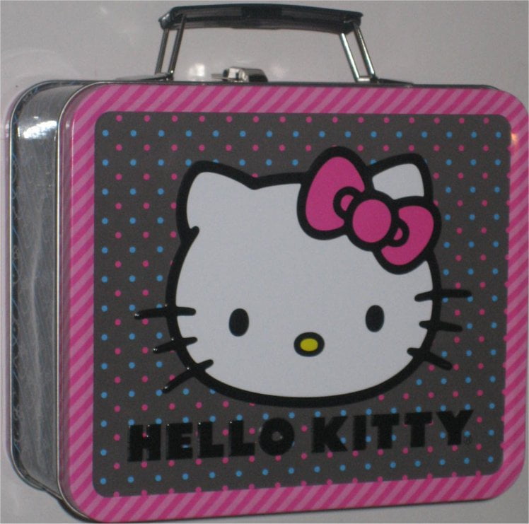 Hello Kitty Polka Dots Loungefly Metal Lunch Box