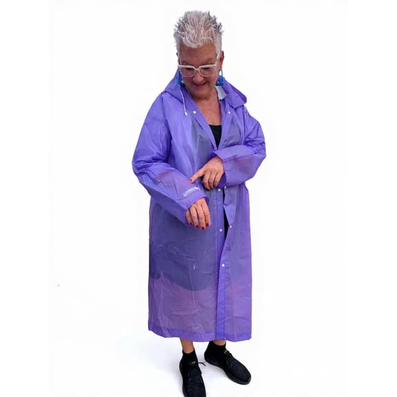 Everlina Laurice Reusable Lightweight Waterproof Raincoats, Men's & Women's One Size Fits Most