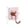 thumbnail image 2 of Juego de 16 ganchos adhesivos de pared para cocina, baño, oficina, gancho de cocina para colgar toallas, sombreros, llaves, bolsos, 2 of 5