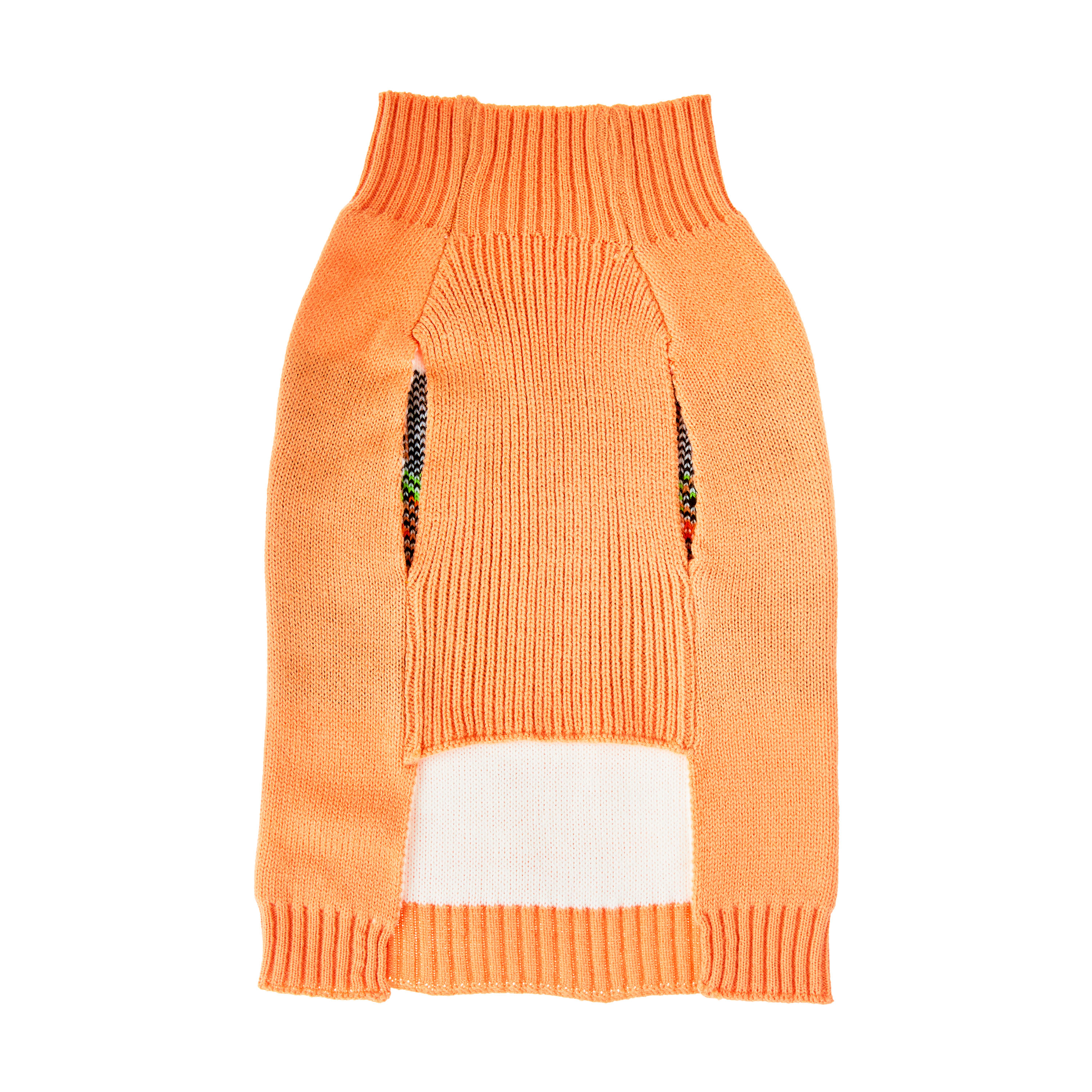 Vibrant Life, Dog and Cat Clothes, Trick or Treat Halloween Pet Sweater, Orange, Size Small