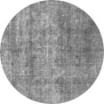 thumbnail image 1 of Ahgly Company Indoor Round Abstract Gray Modern Area Rugs, 8' Round, 1 of 4