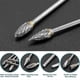 thumbnail image 3 of Tungsten Carbide Steel Double Edge Rotary Tool Burr Set, 10 Pieces 1/8 Shank for DIY, Wood Carving, Metal Polishing, Engraving, Drilling, 3 of 5