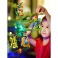 thumbnail image 3 of Personalized Dinosaur Christmas Ornament 26 Letters Hanging Pendant Ornaments, Plastic Monogram Xmas Tree Decorations with Red Hanging Rope Unique Customized Funny Gift for Kids, 3 of 6