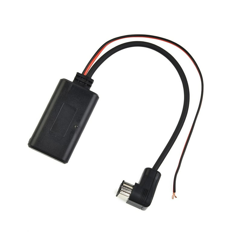 Fydun AUX del coche en el módulo adaptador de cable auxiliar de audio con  micrófono mini puerto ISO para puerto estéreo 6PIN
