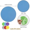 thumbnail image 2 of 6 Pcs Jar Opener Pads,Rubber Jar Opener Bottle Gripper,Non Slip Round Can Gripper Pad,Kitchen Coasters Tool,Reusable Bottle Lids Openers Kit for Arthritis Weak Hands,6 Colors, 2 of 7
