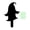 A, variant on B Halloween Ghost Ground Insert Luminous Eyeball Acrylic Yard Decor