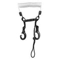 thumbnail image 1 of Camera Hanging Strap, Steel Wire Wear Resistant Free Movement Spring Diving Rope  For Underwater Photography Black,Gray, 1 of 8
