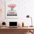 thumbnail image 2 of Stupell Industries Blooming Pink Florals above Women's Fashion Books Designed by Amanda Greenwood, 2 of 6