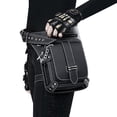 thumbnail image 4 of Riñonera Moda PU Cuero Colcomx Steampunk retro del paquete de la cintura, 4 of 8