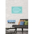 thumbnail image 2 of Frosted Art Trend - White Leaf Wall Poster, 14.725" x 22.375", 2 of 3
